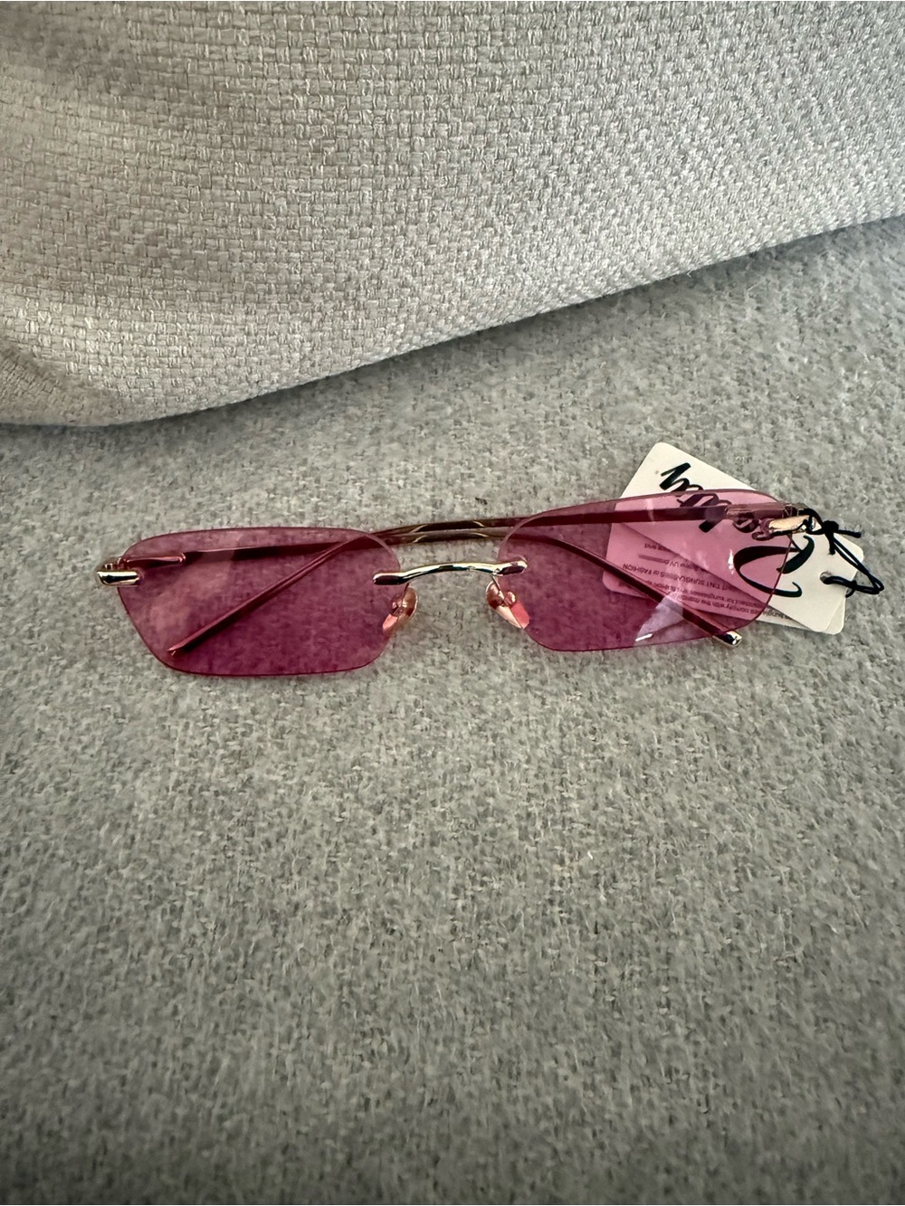 NWT Reality pink sunglasses